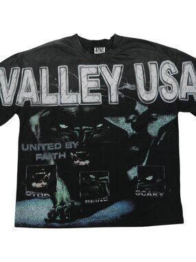 Vale Forever Faith Bling T-Shirt Black